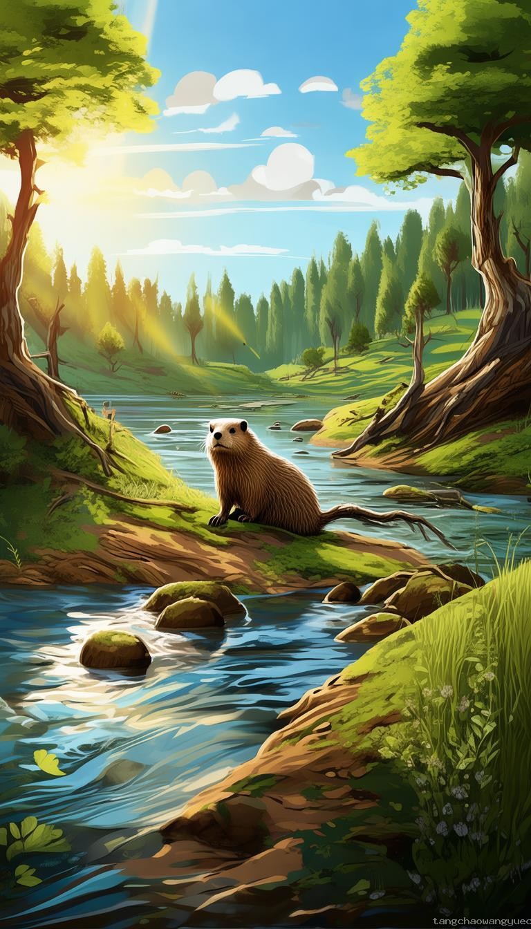 加固溪流生态，河狸先生植树复绿行动